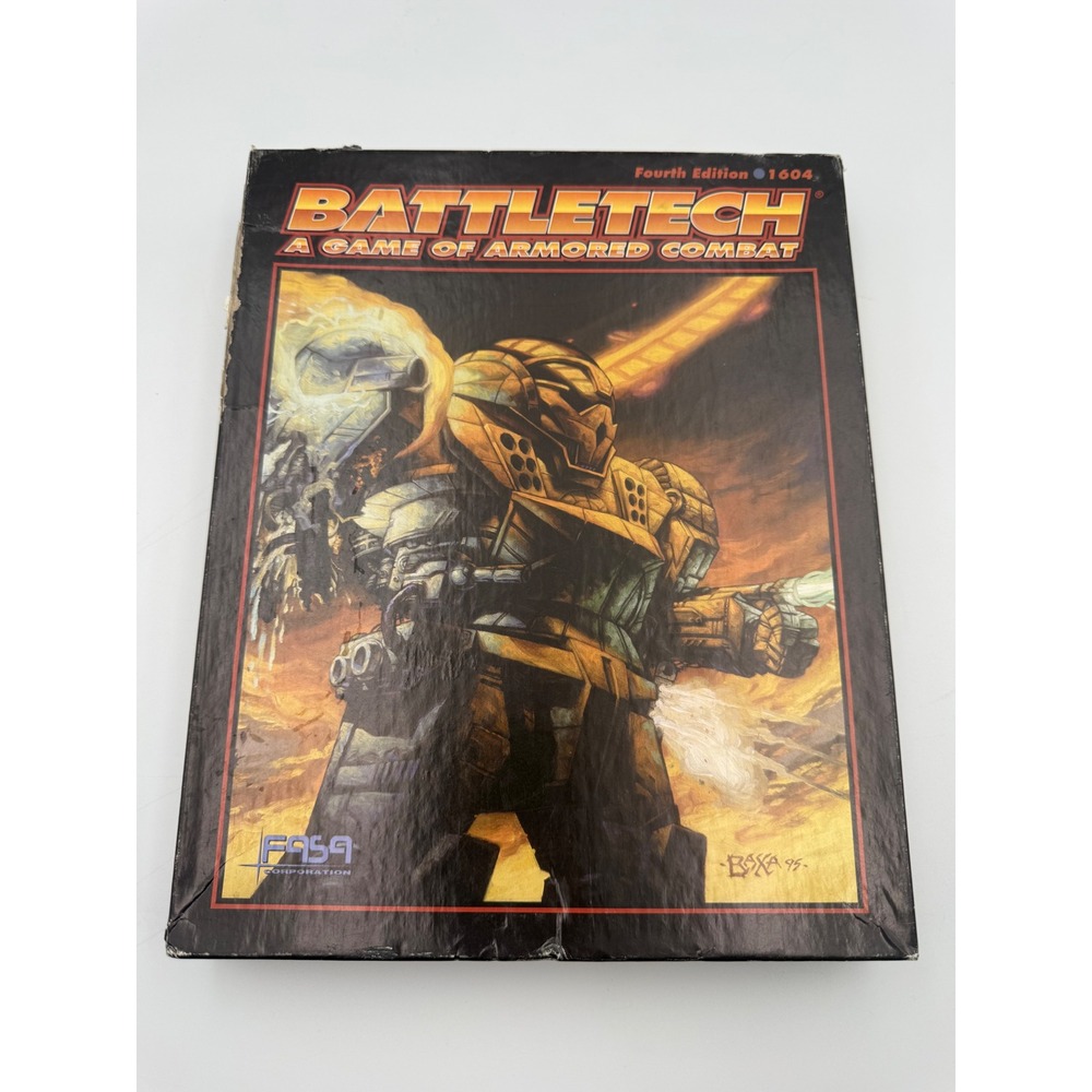 BattleTech A Game of Armored Combat 4th Edition 1996 FASA 1604  - No Dice